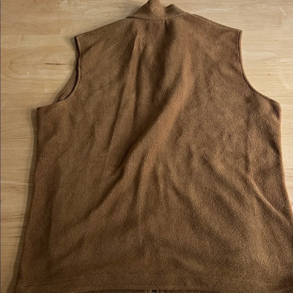 Woolrich Tan Fleece Vest